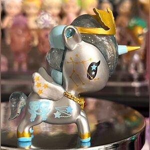Tokidoki Blue Gemini Zodiac Unicorno Series Collectible Art Figure